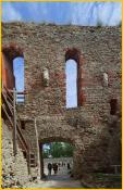 Entering Cesis Castle